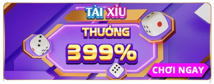 Tài xỉu Tip club thưởng 399%